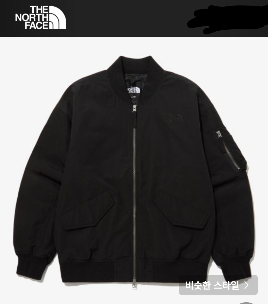 韓国 THE NORTH FACE NJ3NP53A PRAISE HEAT BOMBER BLK/BLACK SIZE95 (M) ノースフェイス ボンバージャケット_画像1