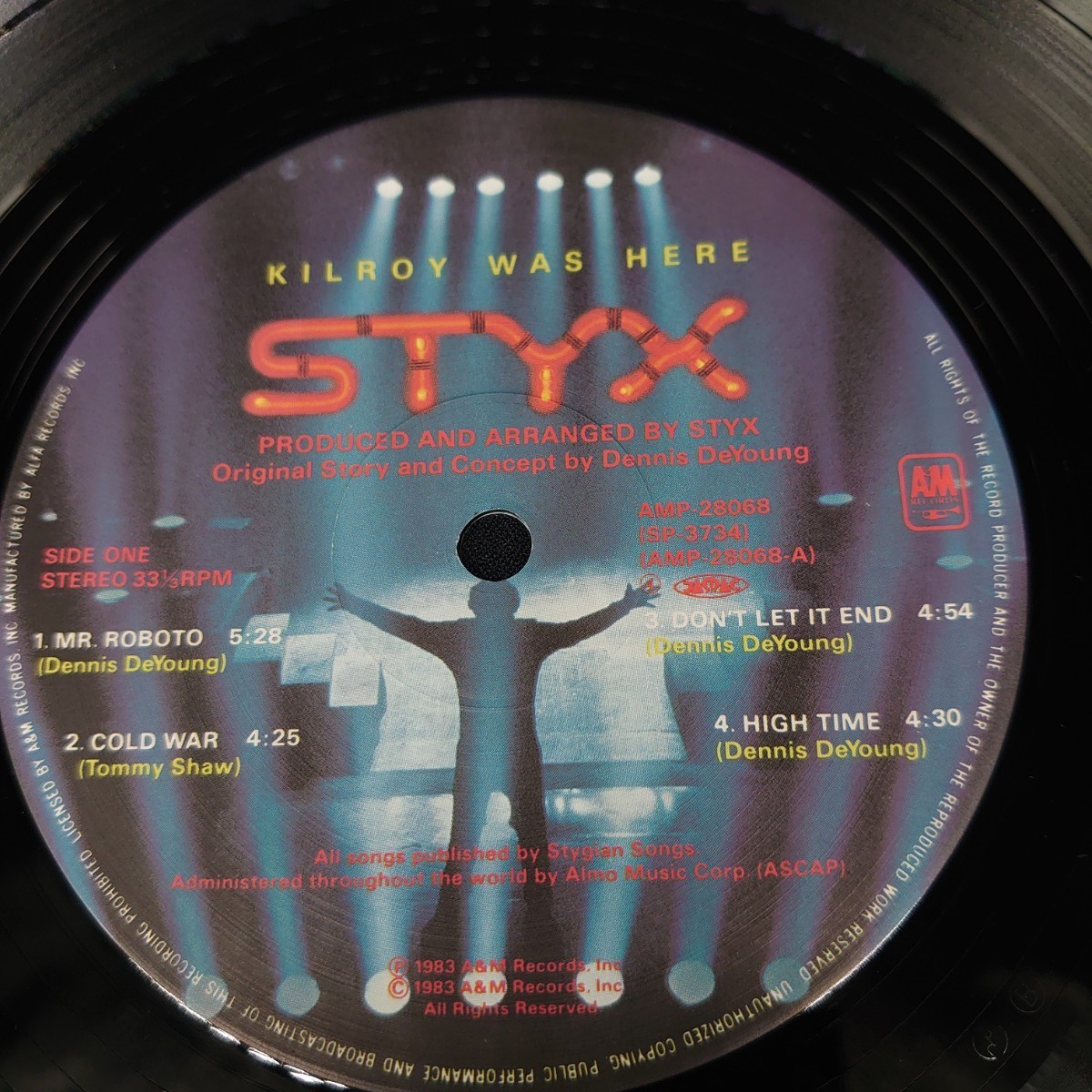 Styx『Kilroy Was Here』スティクス『ミスター・ロボット』/LP/レコード/#EYLP1989_画像4