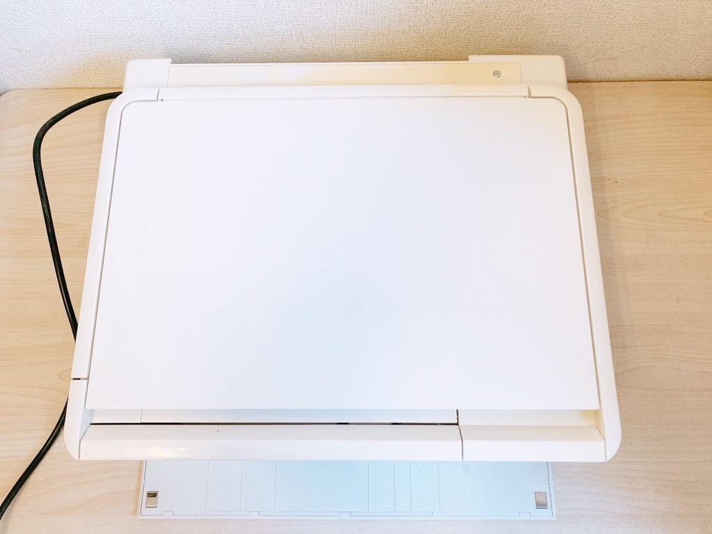 EPSON エプソン インクジェット プリンター 複合機 EP-804AW ホワイト 2011年製 動作品 C432A カラリオ Colorio 家庭用 印刷機 _画像3
