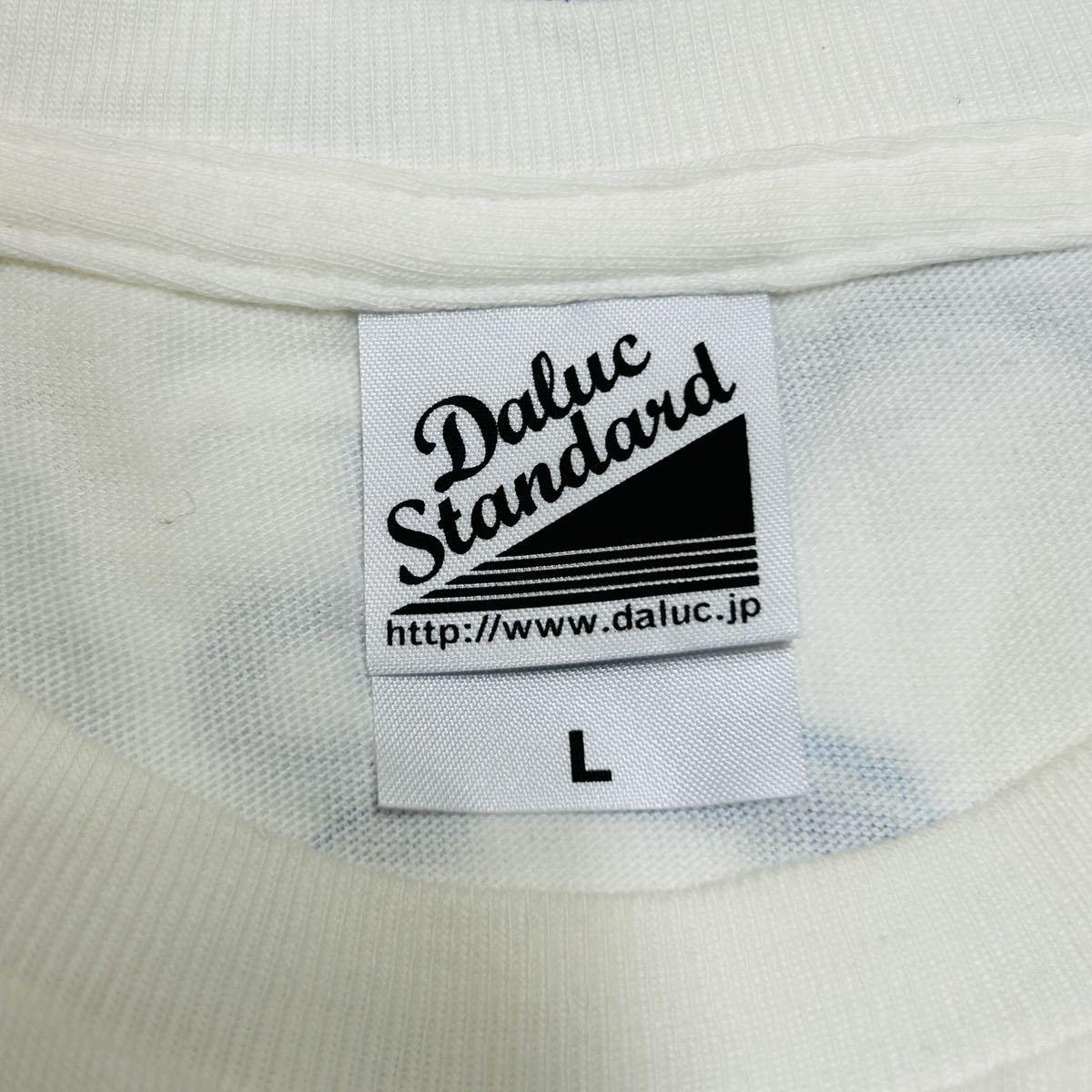 YT0738 Daluc Standard ダルクスタンダード ファブリーズTシャツ Lサイズ 半袖 『もんじゃの後は、ファブリーズ。』コットン100％ ホワイト_画像7