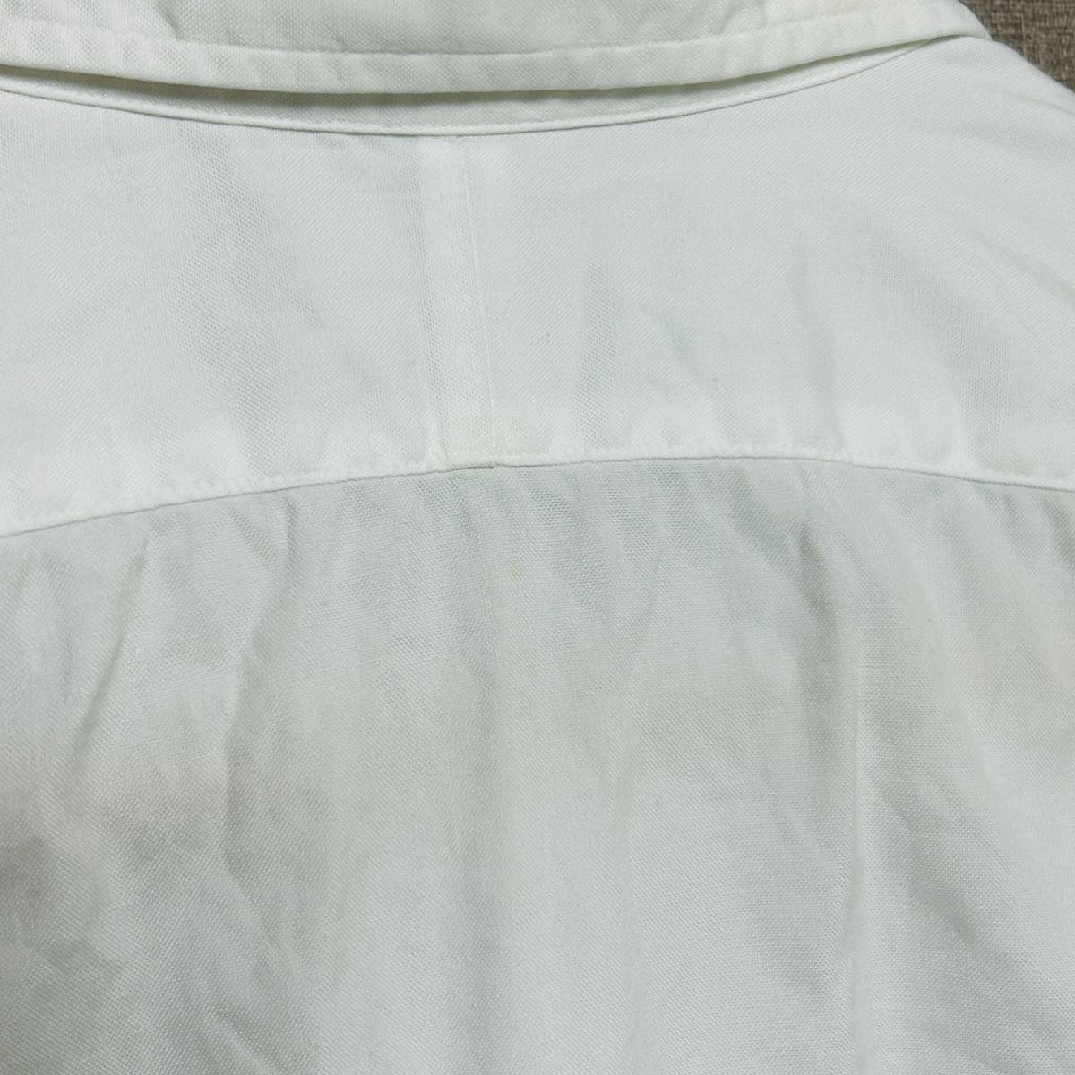 YT0742 Polo by Ralph Lauren ポロバイラルフローレン コットンシャツ Ｍサイズ 長袖 ビジネス カッターシャツ ワイシャツ コットン100％_画像5
