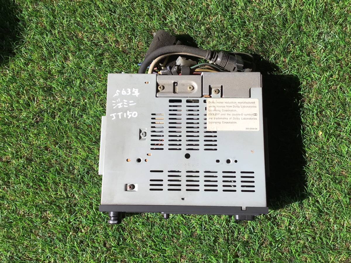 JT150 Showa 63 год Gemini крыло Clarion AM/FM радио кассетная дека C2 231107 ② отправка в тот же день возможно Isuzu старый машина 833 60s