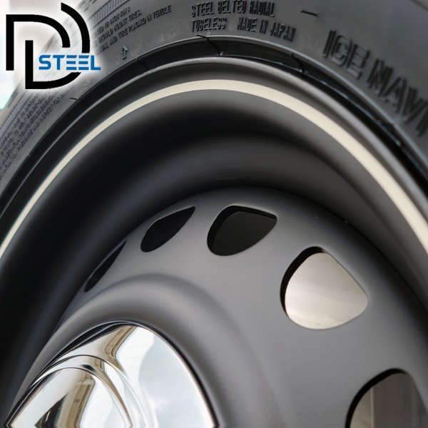 新発売 ハイエース 200系 国産 冬タイヤ GOODYEAR ICE NAVI SUV 215/65R16 タイヤ ホイール 4本 セット D-STEEL_画像7