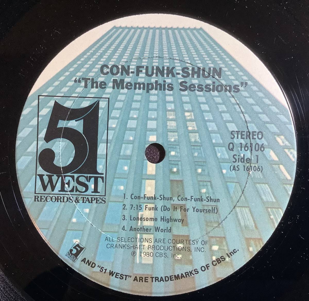 【送料無料】【レア 1980 US Original】Con Funk Shun - The Memphis Sessions LP_画像3