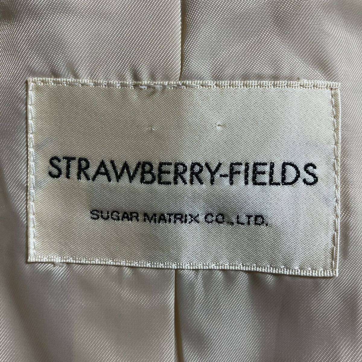 ★STRAWBERRY-FIELDS/ストロベリーフィールズ ★二度着用のみ★カシミヤミックスコート2(M.9号)_画像8