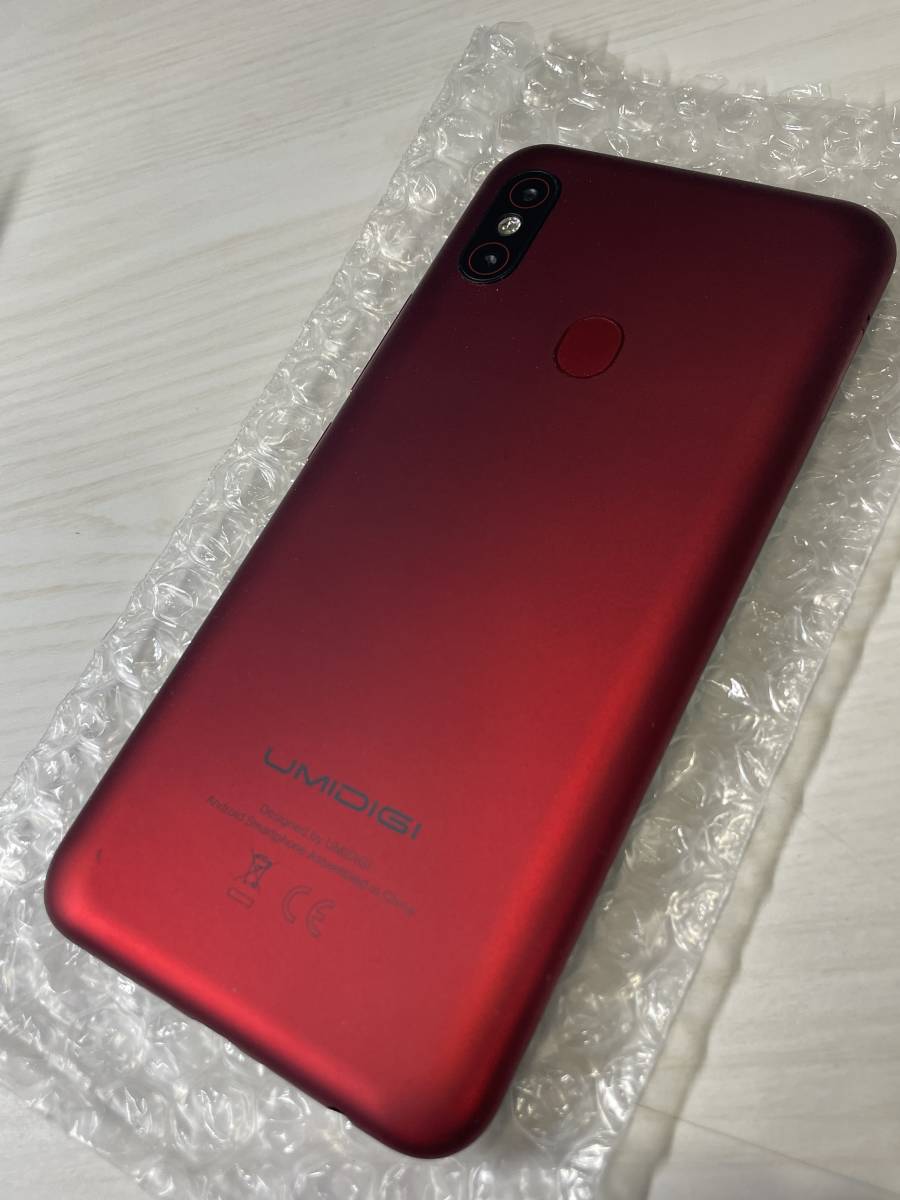 UMIDIGI (ユミディジ) F1 6.3インチ (1080x2340px) スマートフォン 4GB 128GB Dual-SIM(DSDS) SIMフリー レッド_画像2