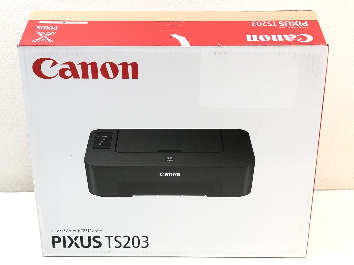 美品★キヤノン(Canon) カラー プリンター A4インクジェット PIXUS TS203 USB接続モデル 4色ハイブリッド_画像10