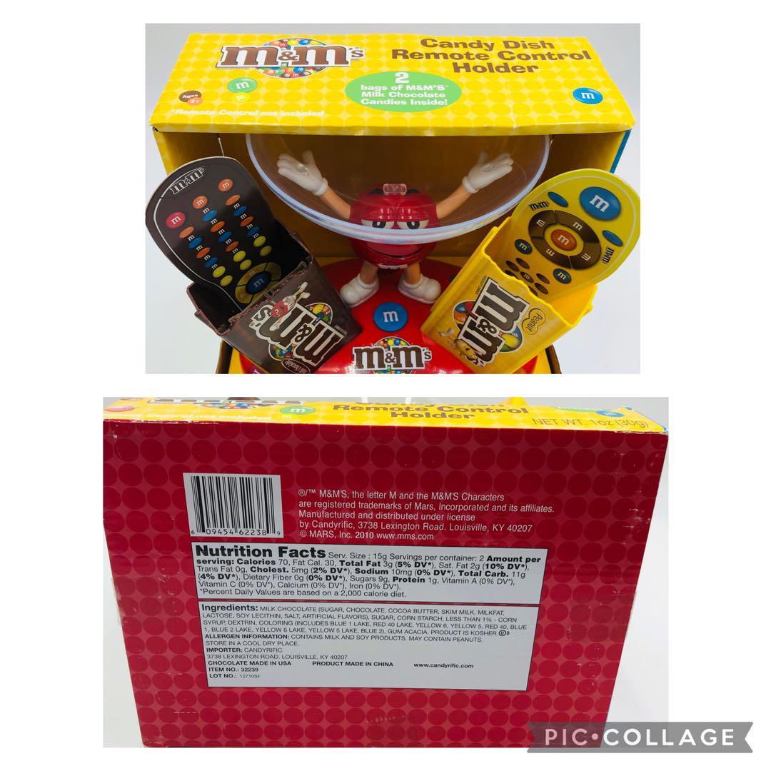 未使用品】m&m's リモコンスタンド キャンディートレイ レッド