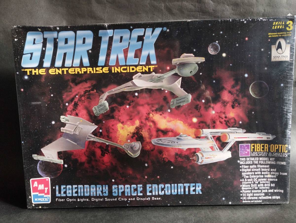 U.S.S.エンタープライズ クリンゴン軍 クティンガ級 ジオラマ 発光 サウンド付 スタートレック amt アーテル 未開封プラモデル レア 絶版 - スタートレック U.S.S.エンタープライズ クリンゴン軍 クティンガ級 ジオラマ 発光 サウンド付 スタートレック amt アーテル 未開封プラモデル レア 絶版 - スタートレック