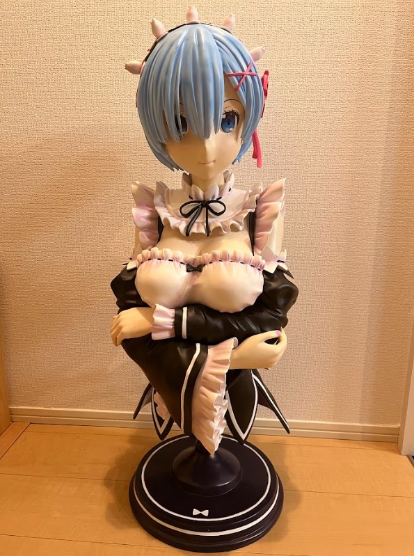 1/1 海外版 Re ゼロから始める異世界生活 レム 胸像フィギュア 1/1 海外版 Re ゼロから始める異世界生活 レム 胸像フィギュア