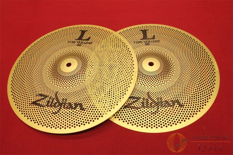 [美品] Zildjian L80 Low Volume 13HiHats Pair 消音シンバル [WJ832]_画像1