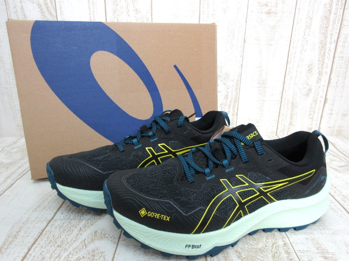 未使用☆asics/アシックス：GEL-Trabuco 11 GTX ゲルトラブーコ 1011B608-001 GORE-TEX 27.5cm ランニングシューズ_画像1