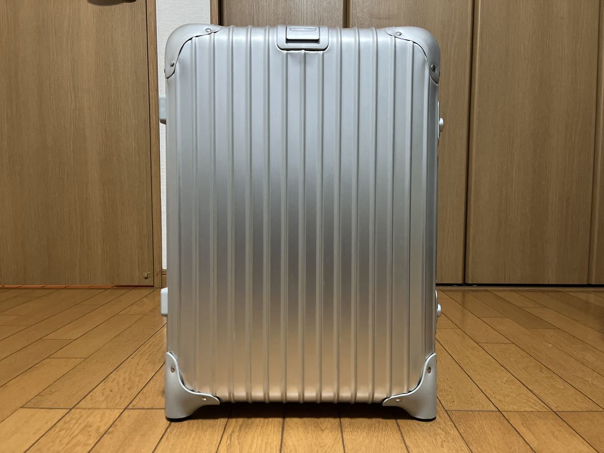 美品 RIMOWA リモワ TOPASトパーズ 32L 2輪 920.52.002 消音ホイール&脚ゴム付属※機内 旧ロゴ ビジネストロリー 廃盤 オリジナルキャビン_画像1