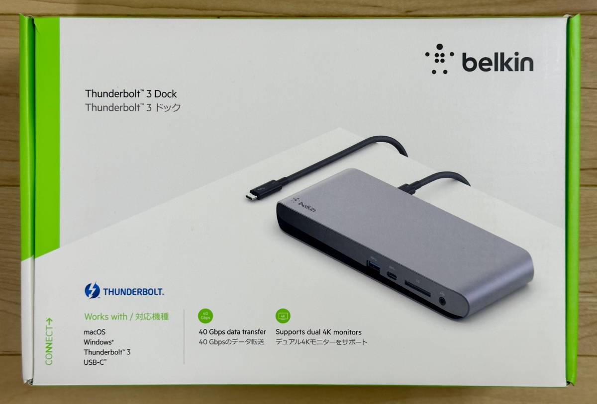 Belkin（ベルキン） Thunderbolt 3 Dock for Mac & PC