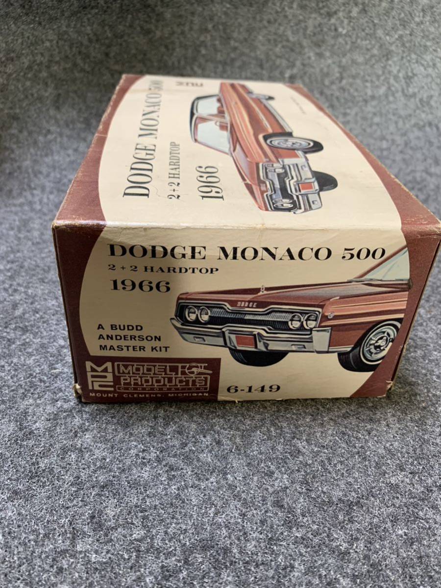MPC プラモデル 空箱 説明書 DODGE MONACO 500 1966 ダッジモナコ_画像3