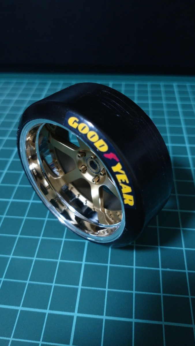 1/10ラジコン用 タイヤ ステッカー グッドイヤー リファイン ラジドリ YD-2 R MC1 GALM_画像2