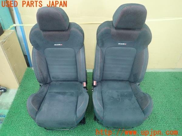 3UPJ=98290609]日産 ジューク NISMO ニスモ(NF15)純正ニスモ フロント シート 運転席 助手席 左右セット 中古_画像をご確認ください