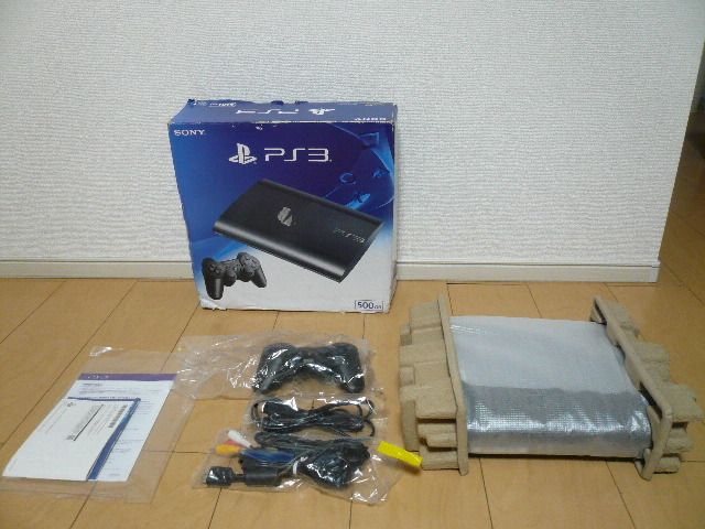 美品! SONY ソニー PlayStation3 プレイステーション３ CECH-4300C 500GB Charcoal Black チャコールブラック