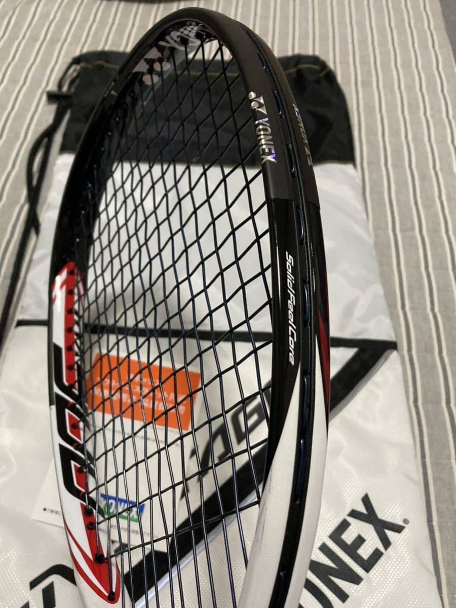 送料無料 アイネクステージ 900 INX UL1 ヨネックス YONEX 美品 ソフトケース付き ソフトテニス 軟式 貴重 1本シャフト ラケット_画像5