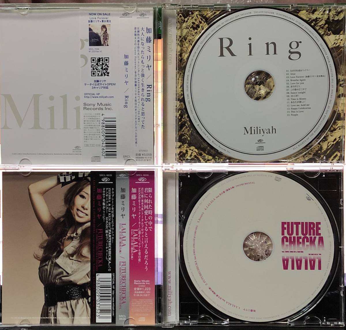 加藤ミリヤ BEST DESTINY 2004-2008,ROSE,RING (+DVD),少年少女,RING,LALALA_画像3