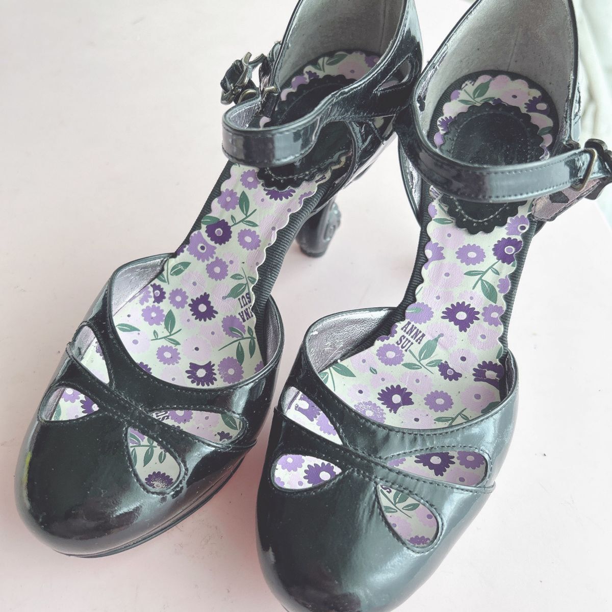 ANNA SUI ☆アナスイ　猫足　ミュール　パンプス