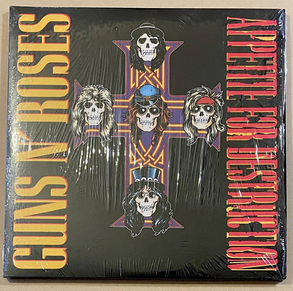 LP2枚組 高音質・高圧 Guns N' Roses Appetite For Destruction ガンズ・アンド・ローゼズ ファースト アナログ盤 レコード_画像2
