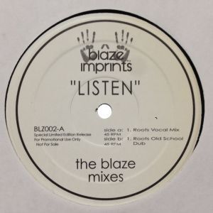 12inchレコード BEYONCE / LISTEN (THE BLAZE REMIXES)_画像1