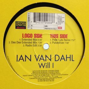 12inchレコード IAN VAN DAHL / WILL I_画像1