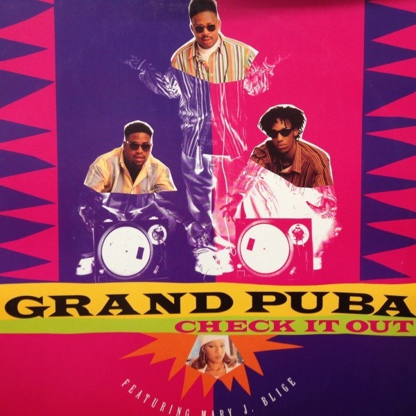 12inchレコード　 GRAND PUBA / CHECK IT OUT feat. MARY J. BLIGE (GERMANY)_画像1