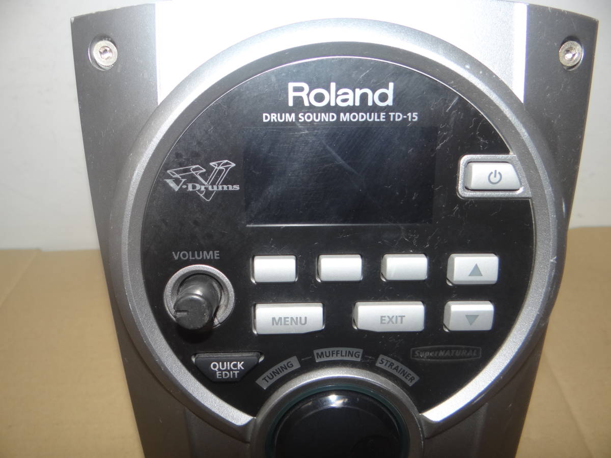 SY1486　Roland TD-15 電子ドラム 本体 未確認 ジャンク品_画像2