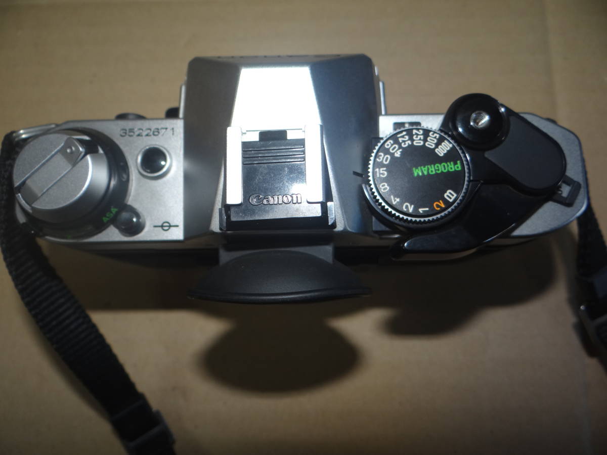SY1622　フィルムカメラ Canon AE-1 PROGRAM/レンズ SIGMA 1:3.5~4.5 f=28~85mm 未確認 現状/ジャンク品_画像5