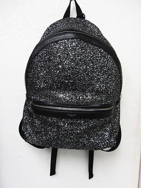 【極美品】サンローラン ミニ シティ グリッター バックパック Saint Laurent Mini City Glitter Backpack 限定販売品■L27510YER-50K
