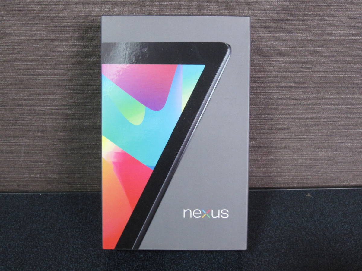 【中古】Google Nexus 7 2012 Wi-Fiモデル 32GB ブラック ネクサスセブン　箱クイックスタートガイド付　初期化済み　完品_画像4
