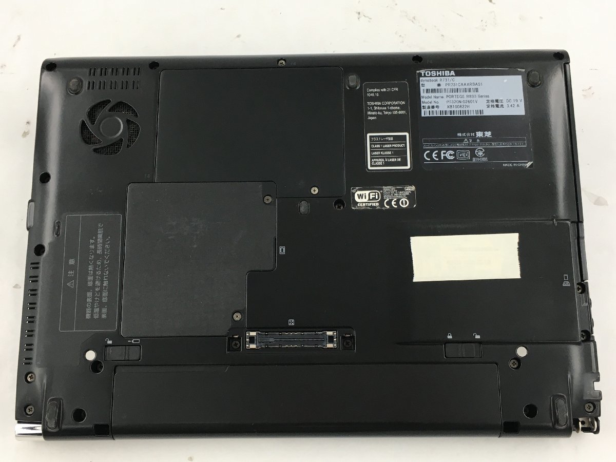 ♪▲【TOSHIBA 東芝】ノートPC/Core i5 2520M(第2世代)/SSD 128GB dynabook R731/C Blanccoにて消去済み 1101 N 22_画像6