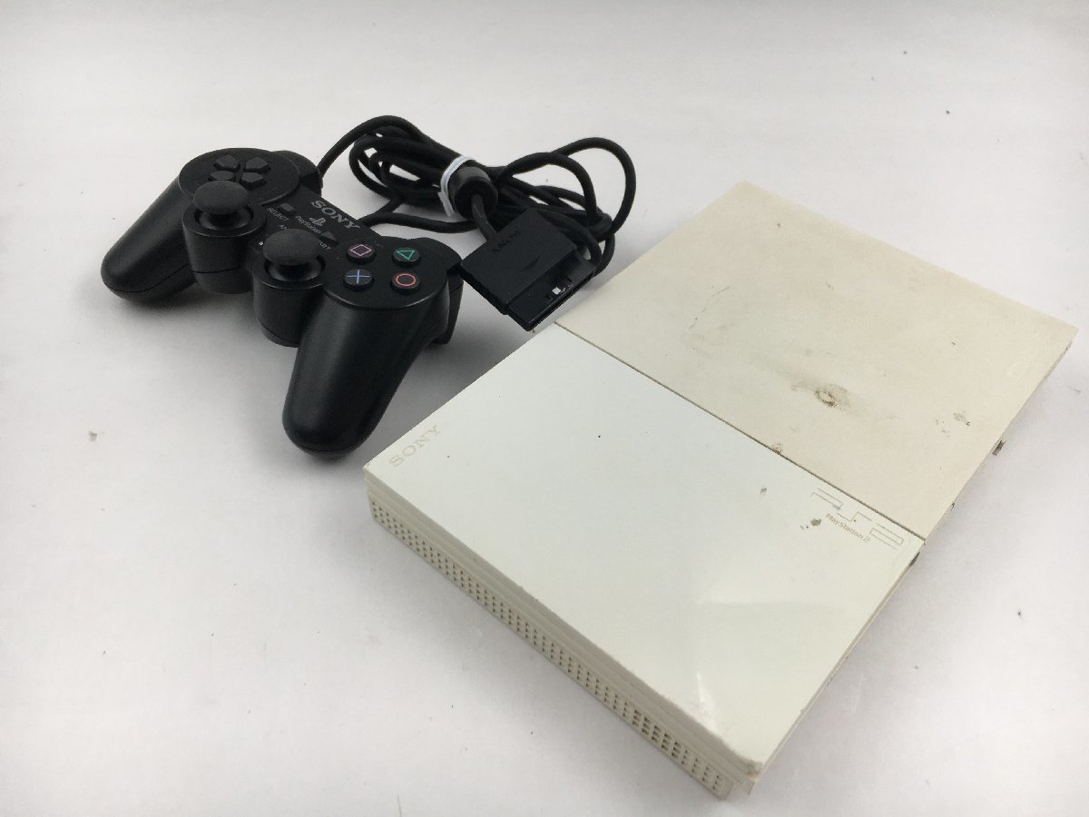 ♪▲【SONY ソニー】PS2 PlayStation2本体 コントローラー 2点セット SCPH-90000 SCPH-10010 まとめ売り 1103 2_画像1