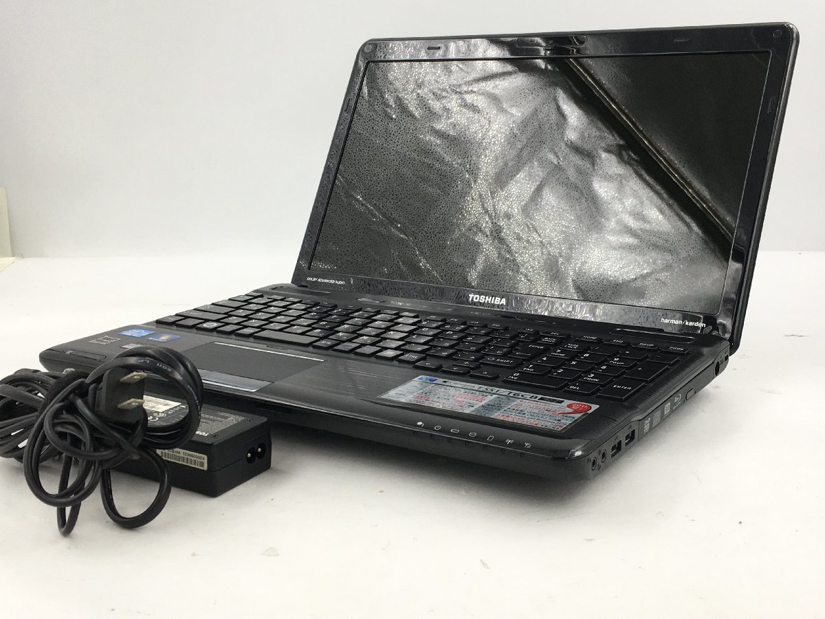 ♪▲【TOSHIBA 東芝】ノートPC/Core i3 2310M(第2世代)/HDD 750GB dynabook Qosmio T551/T6CB Blanccoにて消去済み 1103 N 22_画像1