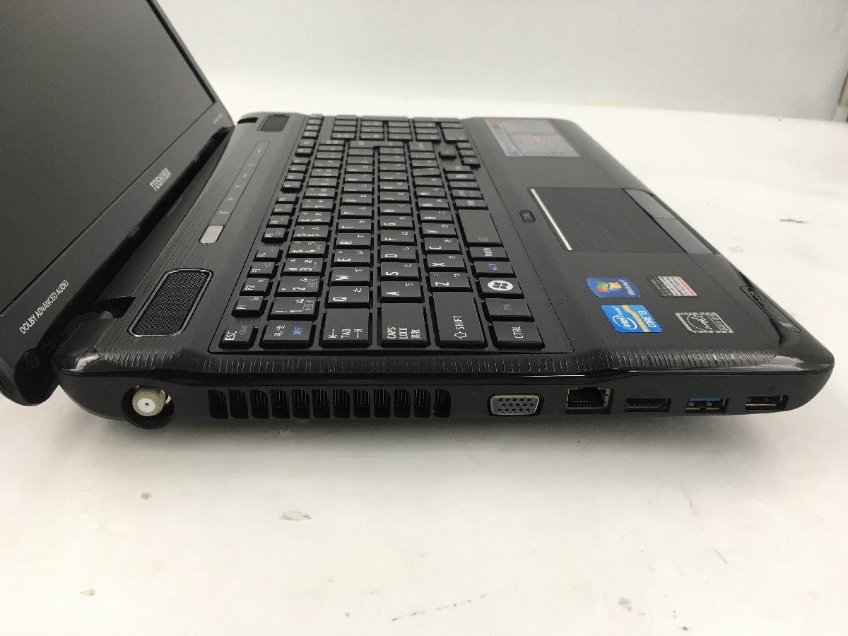 ♪▲【TOSHIBA 東芝】ノートPC/Core i3 2310M(第2世代)/HDD 750GB dynabook Qosmio T551/T6CB Blanccoにて消去済み 1103 N 22_画像3