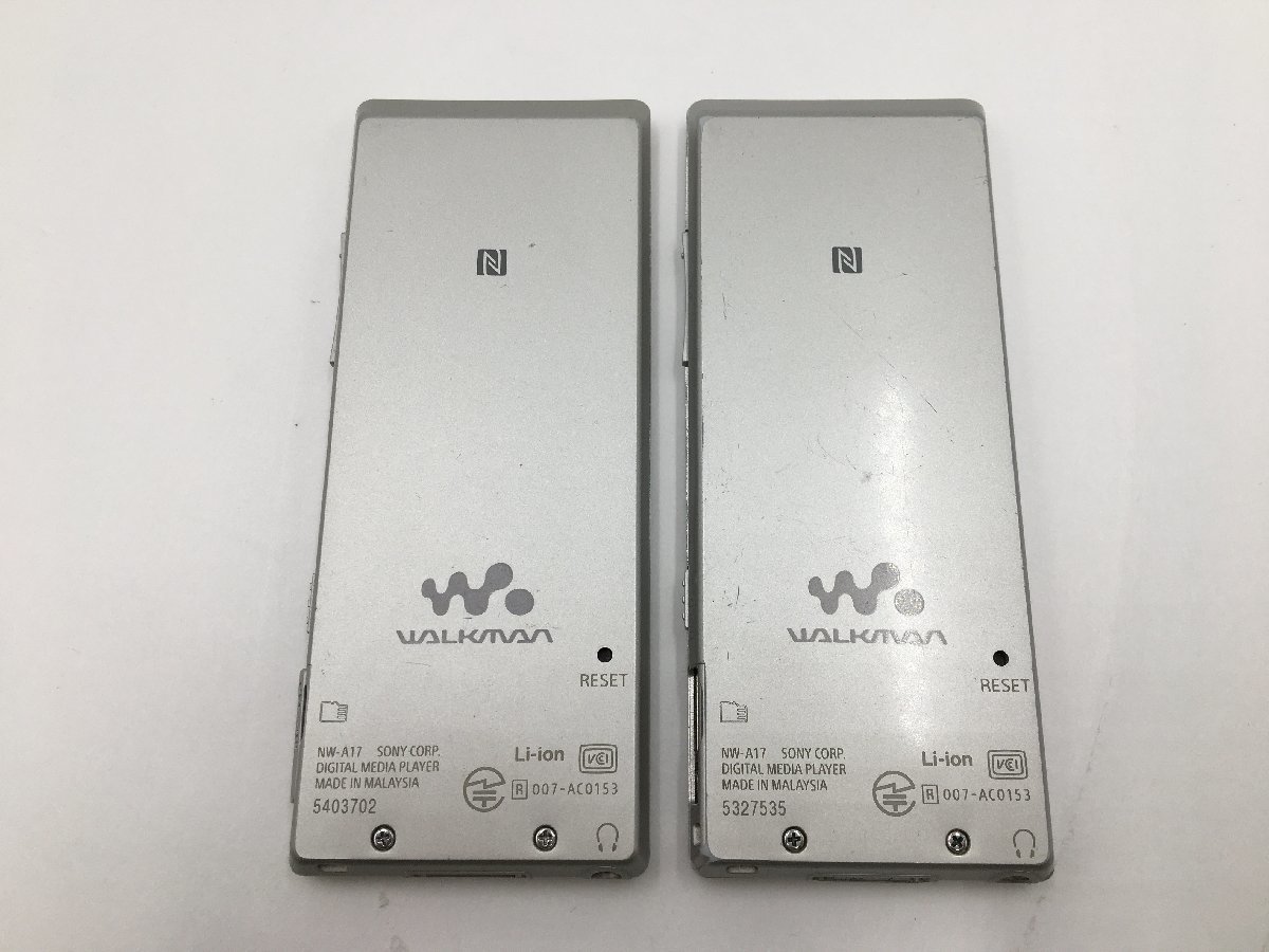 ♪▲【SONY ソニー】WALKMAN デジタルメディアプレーヤー 64GB 2点セット NW-A17 まとめ売り 1109 9_画像3