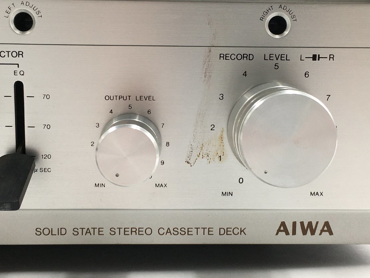 ♪▲【AIWA アイワ】ステレオカセットデッキ AD-7600 1113 5_画像2