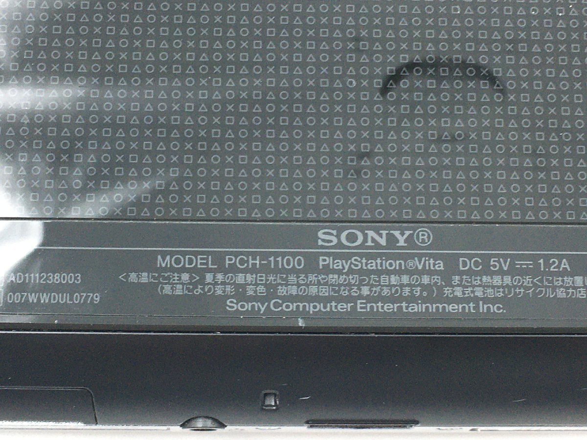 ♪▲【SONY ソニー】PSVITA PlayStation Vita PCH-1100 1113 7_画像3