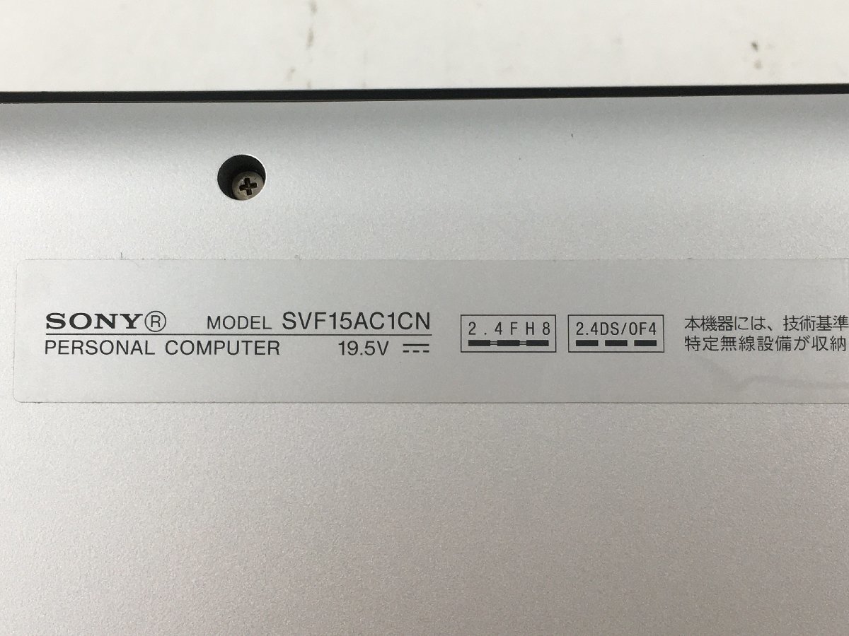 ♪▲【SONY ソニー】ノートPC/Core i5 3337U(第3世代)/SSHD 1000GB SVF15A17CJS Blanccoにて消去済み 1114 N 22_画像7