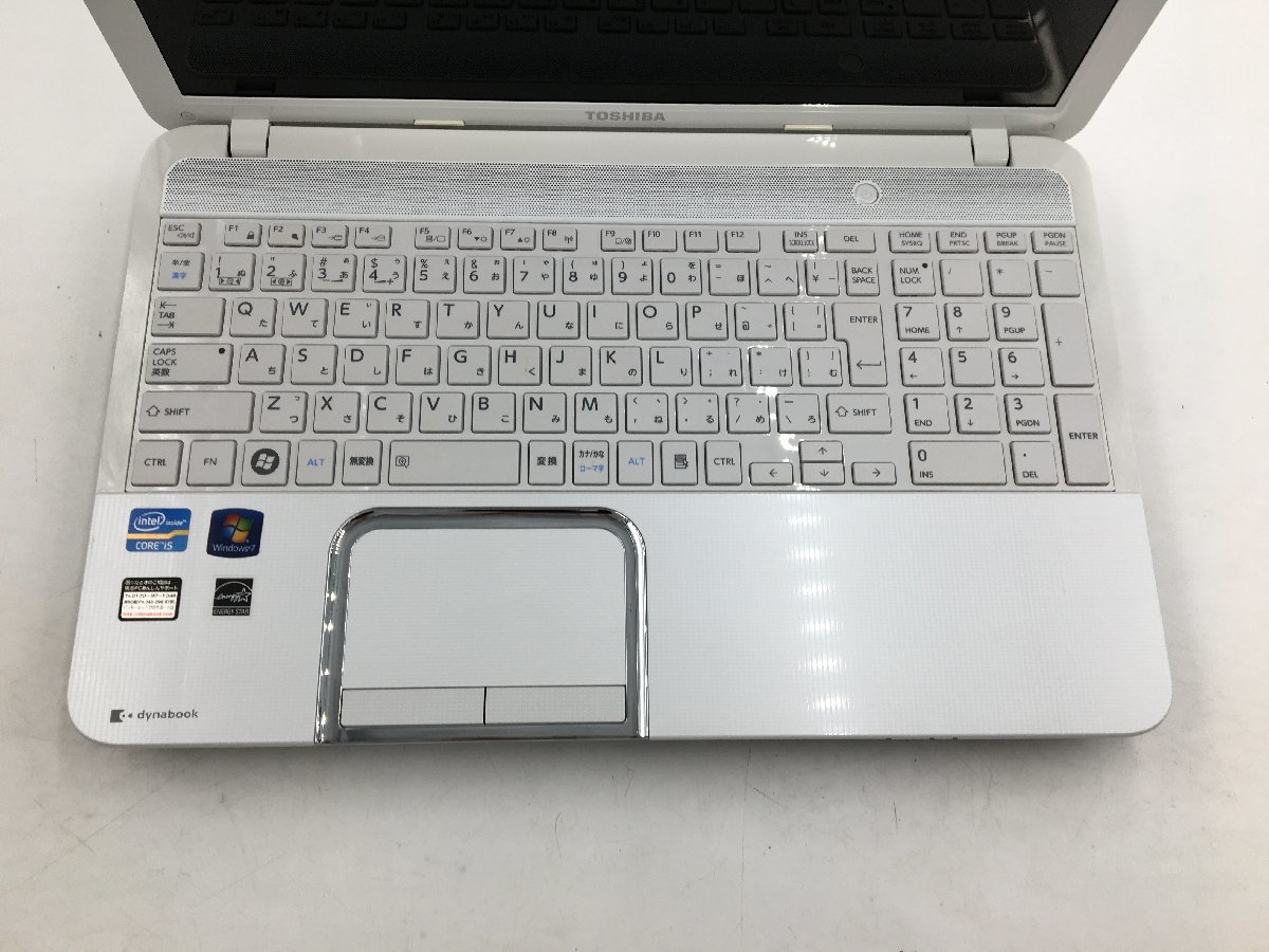 ♪▲【TOSHIBA 東芝】ノートPC/Core i5 3210M(第3世代)/HDD 750GB dynabook T552/47FW Blanccoにて消去済み 1124 N 22_画像2