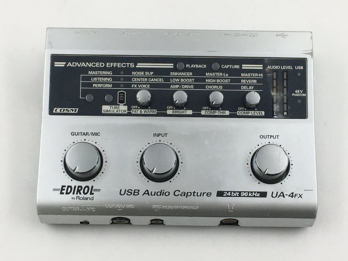 ♪▲【EDIROL エディロール】USBオーディオキャプチャー UA-4FX 1127 10_画像2