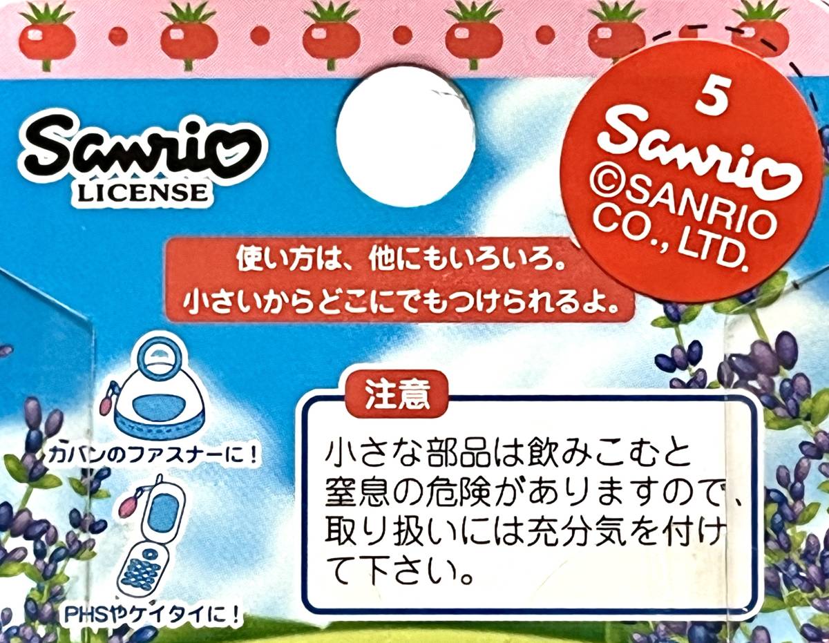 ■ 激レア物 2003 Hello Kitty ハローキティ 北海道限定 フラワーアイランド ファスナーマスコット ナスカン金具_画像4