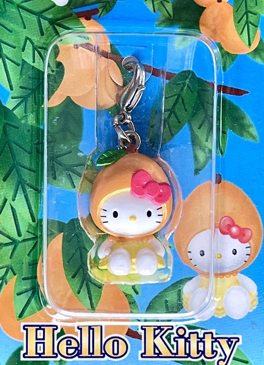 ■ レア物 Hello Kitty ハローキティ 長崎限定 はろうきてぃ 枇杷 ファスナーマスコット ナスカン金具の画像3