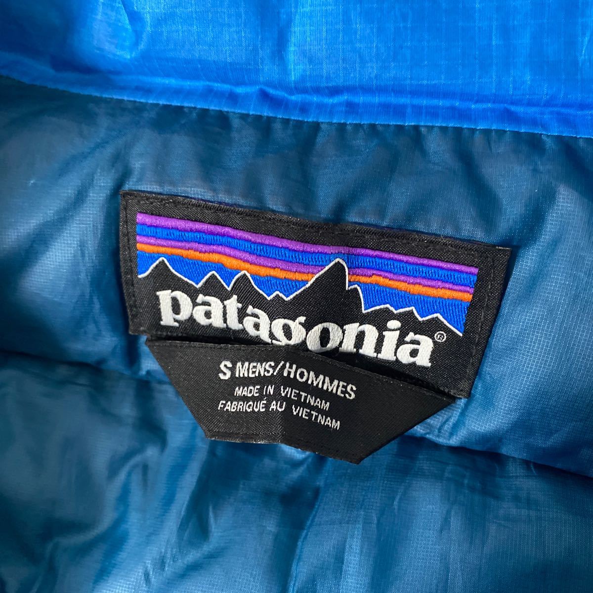 美品 2015 年 限定 ECTB パタゴニア ダウンセーター ベスト S patagonia down sweater vest ブルー_画像5