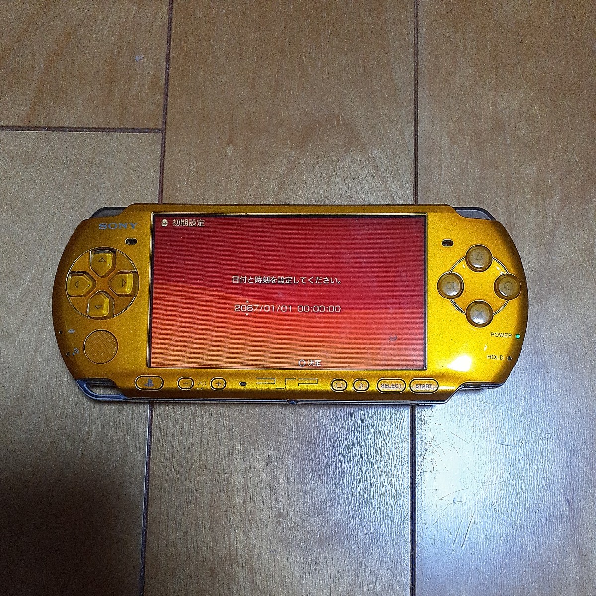 SONY PSP-3000 イエロー_画像3