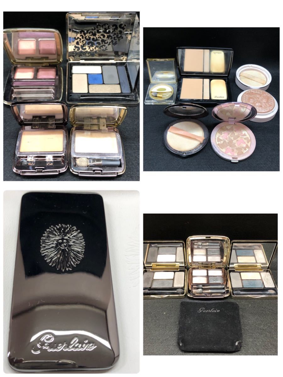 ★GUERLAIN ゲラン 化粧品 コスメ47点セット★化粧ポーチ/口紅/ファンデーション/美容液/クリーム/乳液/クレンジング/アイシャドウ/他多数_画像9