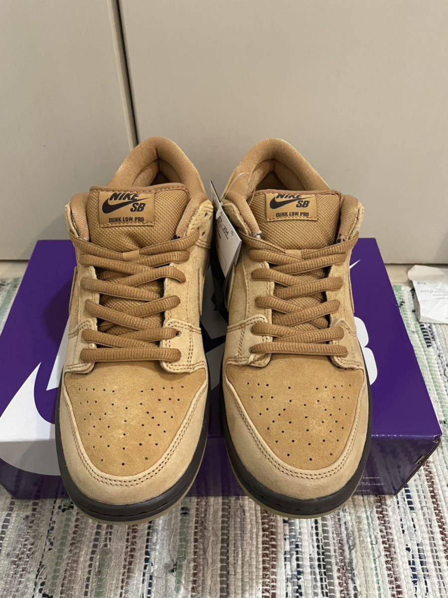 27.0cm Nike SB Dunk Low Pro Wheat