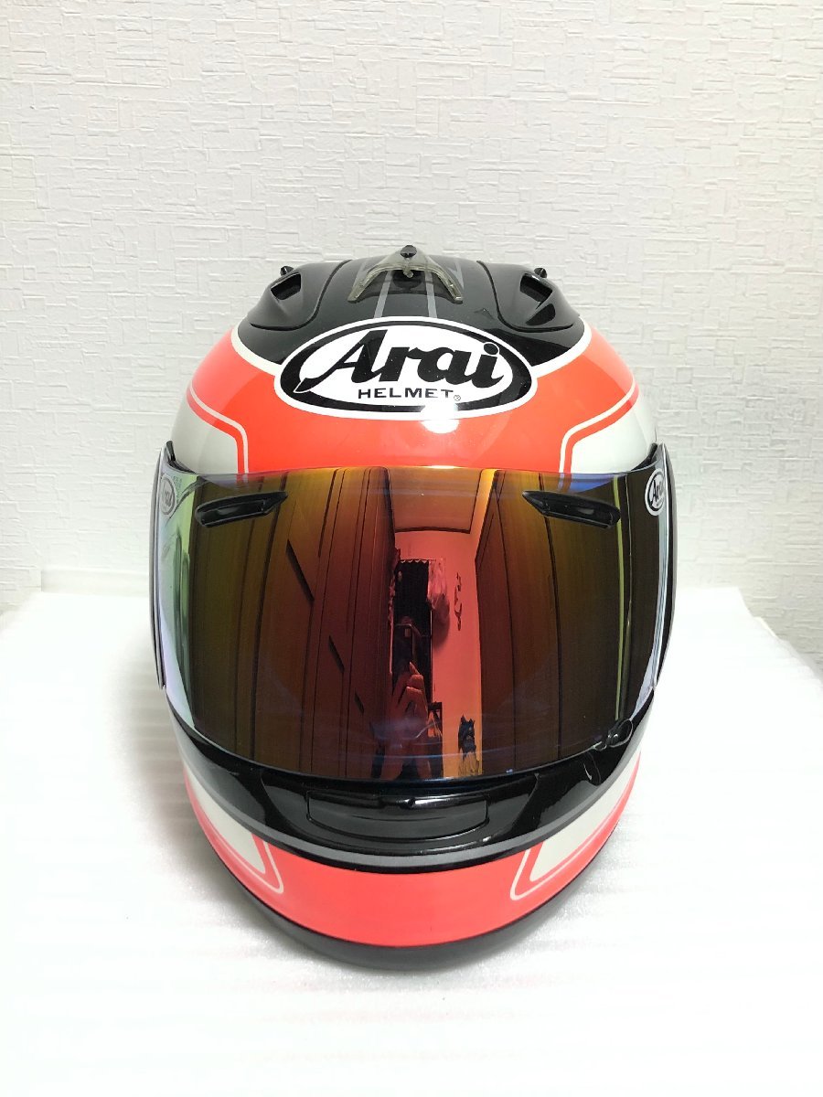 最終値下げ！絶版希少■ARAI アライ ニッキーヘイデン カード RX-7 RR5 HAYDEN GP ヘルメット 定価63,000円■Mサイズ 生産終了品 入手困難_画像8